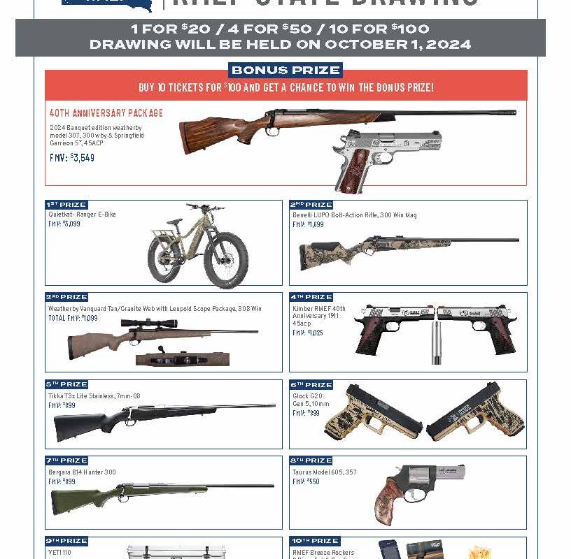 SOUTH DAKOTA RMEF STATE RAFFLE South Dakota Rocky Mountain Elk Foundation